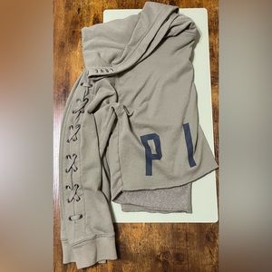 Cropped Olive Victoria’s Secret PINK cropped hoodie